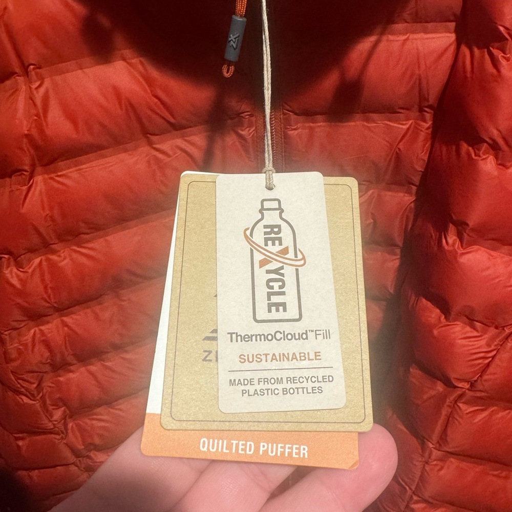 Red Puffer Jacket - Picture 2 of 5